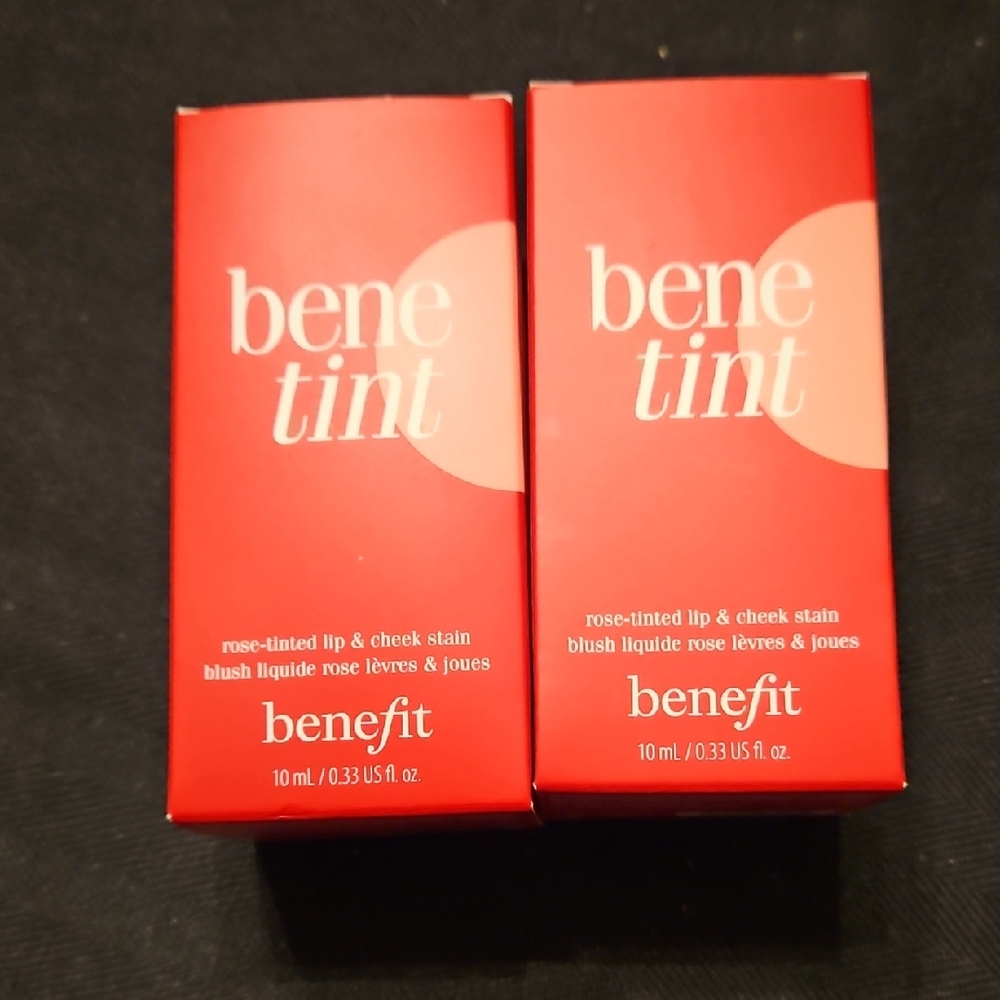 Benefit Benetint Rose Lip & Cheek Stain x2